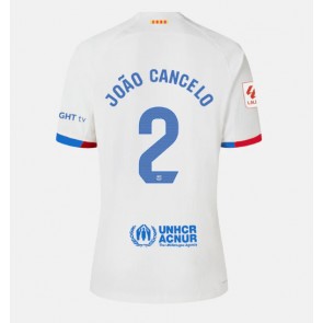 Barcelona Joao Cancelo #2 Gostujuci Dres za Ženska 2023-24 Kratak Rukavima